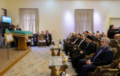 وفد من معهد القرآن الكريم يحضر حفل إنجاز خط المصحف الشريف بأنامل عرقية