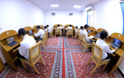 طلبة المشروع التطويري الصيفي لحفظ القرآن الكريم يواصلون دروس الحفظ في كربلاء