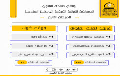 أربعة فرق تتأهل لنصف نهائي المسابقة الفرقية