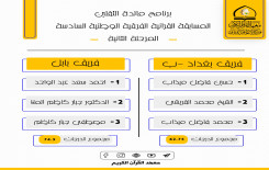 أربعة فرق تتأهل لنصف نهائي المسابقة الفرقية
