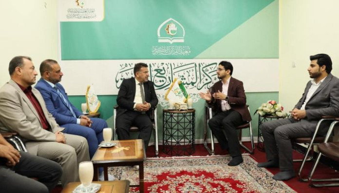 وفد من المركز الوطني لعلوم القرآن يزور مشاريع المعهد القرآنية