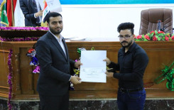 معهد القرآن الكريم يحتفي بطلبته المتخرجين من المشروع القرآني في الجامعات والمعاهد العراقية وسط جامعة الكوفة