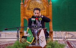 بالتزامن مع ولادة السيدة زينب (عليها السلام) عرش التلاوة يقيم محفله الأسبوعي في الصحن العباسي الشريف ويستضيف مدرسة اصحاب الكساء (ع) القرآنية من بغداد