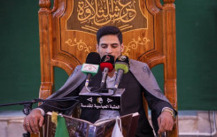 بالتزامن مع ولادة السيدة زينب (عليها السلام) عرش التلاوة يقيم محفله الأسبوعي في الصحن العباسي الشريف ويستضيف مدرسة اصحاب الكساء (ع) القرآنية من بغداد