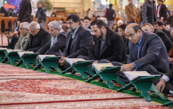 بالتزامن مع ولادة السيدة زينب (عليها السلام) عرش التلاوة يقيم محفله الأسبوعي في الصحن العباسي الشريف ويستضيف مدرسة اصحاب الكساء (ع) القرآنية من بغداد