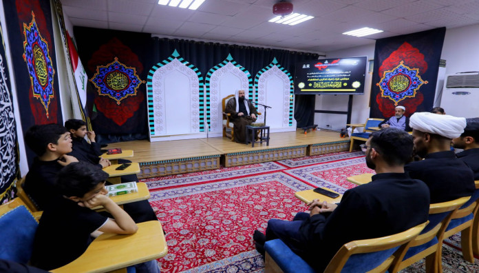 بمناسبة شهادة الإمام الصادق (عليه السلام) المَجمَع العلميّ يقيم مجلس عزاء في كربلاء