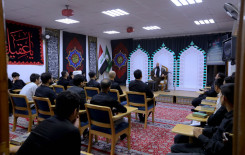 بمناسبة شهادة الإمام الصادق (عليه السلام) المَجمَع العلميّ يقيم مجلس عزاء في كربلاء