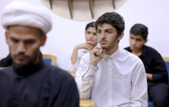 بمناسبة شهادة الإمام الصادق (عليه السلام) المَجمَع العلميّ يقيم مجلس عزاء في كربلاء