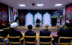 بمناسبة شهادة الإمام الصادق (عليه السلام) المَجمَع العلميّ يقيم مجلس عزاء في كربلاء