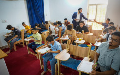 المَجمَع العلميّ يباشر بالامتحانات النهائية لدورات أحكام التلاوة والتجويد في بابل