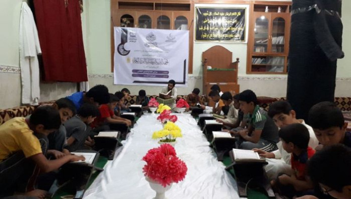 معهد القرآن الكريم يحي أيام وليالي شهر رمضان في محافظة المثنى بعدد من الختمات القرآنية الرمضانية المرتلة