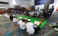 مزار الصحابي سلمان المحمدي يحتضن المحفل القرآني الذي يقيمه فرع المعهد في بغداد