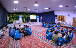 المَجمَع العلميّ يقيم محاضرة تربوية لطلبة مخيم (البذرة الواعدة) في كربلاء