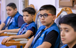 المَجمَع العلميّ يقيم محاضرة تربوية لطلبة مخيم (البذرة الواعدة) في كربلاء