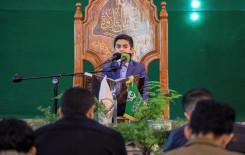عرش التلاوة يواصل محافله في الصحن العباسي المطهر وسط حضور حاشد لزوار مرقد ابي الفضل العباس عليه السلام.
