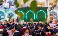 عرش التلاوة يواصل محافله في الصحن العباسي المطهر وسط حضور حاشد لزوار مرقد ابي الفضل العباس عليه السلام.