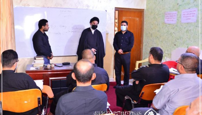 معتمد المرجعية الدينية  العليا في النجف الأشرف يزور معهد القرآن الكريم فرع بابل