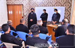 معتمد المرجعية الدينية  العليا في النجف الأشرف يزور معهد القرآن الكريم فرع بابل