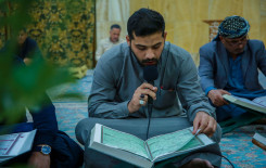 معهد القرآن الكريم يواصل إقامة الجلسة التعليمية في مقام الإمام الحجة (عج)