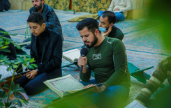 معهد القرآن الكريم يواصل إقامة الجلسة التعليمية في مقام الإمام الحجة (عج)