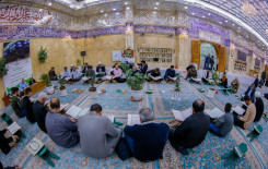 معهد القرآن الكريم يواصل إقامة الجلسة التعليمية في مقام الإمام الحجة (عج)