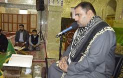 معهد القرآن الكريم فرع الهندية يقيم محفلاً قرآنياً في رحاب الإمامين العسكريين (عليهما السلام)