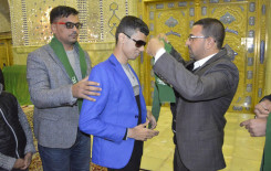 معهد القرآن الكريم فرع الهندية يقيم محفلاً قرآنياً في رحاب الإمامين العسكريين (عليهما السلام)