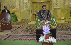 معهد القرآن الكريم فرع الهندية يقيم محفلاً قرآنياً في رحاب الإمامين العسكريين (عليهما السلام)