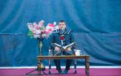 من رحاب صحن العلوية الشريفة -عليها السلام-  المجمع العلمي  يقيم أولى محافل منابر قرآنية في بابل