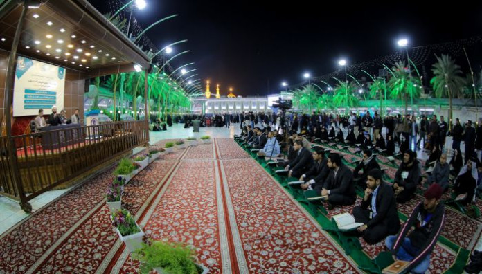 بين منائر الحرمين الشريفين معهد القرآن الكريم يقيم جلسة قرآنية توعوية تحت عنوان (شفاء ورحمة)