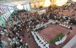 مركز المشاريع القرآنية يحتفي بطلبة أمير القراء خلال محفل قرآني وسط صحن صاحب الجود (ع)