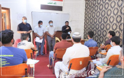 معهد القرآن الكريم فرع بابل التابع للمجمع العلمي للقرآن الكريم يستقبل الطلبة الجدد لمشروع الحقيبة القرآنية