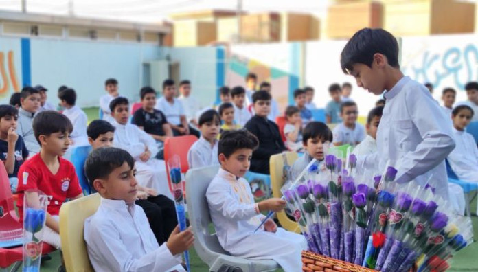 طلبة مشروع الدورات القرآنية يحيون ذكرى زواج النورين (عليهما السلام)