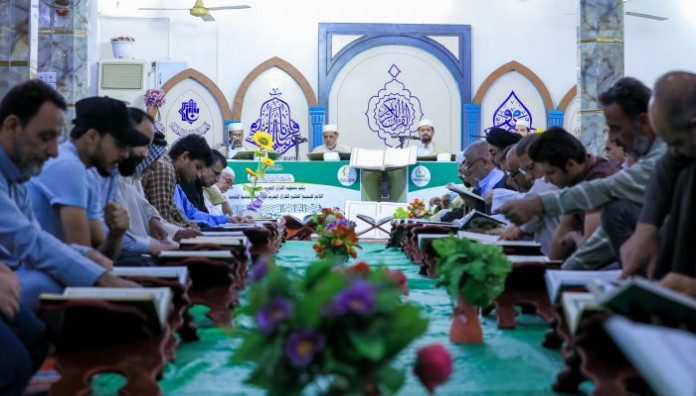 ضمن جولاته التفقّدية مدير معهد القرآن الكريم يحضر البرامج الرمضانية في بغداد