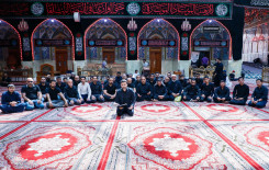 طلبة مشروع الحقيبة القرآنية في بابل يتبركون بزيارة العتبتين المقدستين