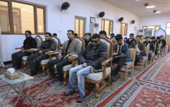 معهد القرآن الكريم يقيم مجلس عزاء في ذكرى وفاة السيدة زينب -عليها السلام-