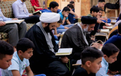 مدير معهد القرآن الكريم يحضر عددًا من الختمات القرآنية في قضاء الهندية