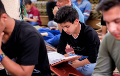 مدير معهد القرآن الكريم يحضر عددًا من الختمات القرآنية في قضاء الهندية