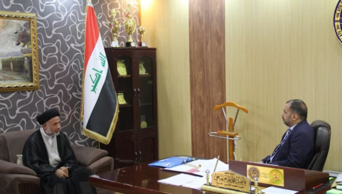 ضمن المشروع القرآني في الجامعات والمعاهد العراقية فرع الهندية يزور المعهد التقني في كربلاء