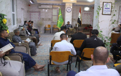 استعدادًا للختمة الرمضانية المرتلة فرع الهندية يجري اختباراً للراغبين في المشاركة بالقراءة