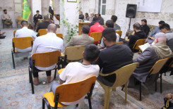 استعدادًا للختمة الرمضانية المرتلة فرع الهندية يجري اختباراً للراغبين في المشاركة بالقراءة