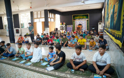 المَجمَع العلميّ يتابع سير الدورات القرآنية الصيفية في محافظة بابل