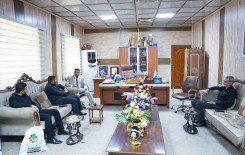 المَجمَع العلميّ وكلية الإمام الكاظم في بابل يتباحثان تقديم الخدمات القرآنية للطلبة