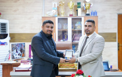 المَجمَع العلميّ وكلية الإمام الكاظم في بابل يتباحثان تقديم الخدمات القرآنية للطلبة