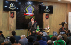 فرع معهد القرآن الكريم في النجف الأشرف يستذكر شهادة سيدة نساء العالمين (عليها السلام) بمجلس عزاء