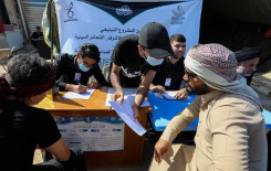 فرع الهندية يقدم خدماته القرآنية لألاف الزائرين القاصدين كربلاء