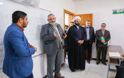 رئيس المجمع العلمي للقرآن الكريم ومدير معهد القرآن الكريم يتفقدان مشروع الحقيبة القرآنية في بابل