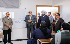 رئيس المجمع العلمي للقرآن الكريم ومدير معهد القرآن الكريم يتفقدان مشروع الحقيبة القرآنية في بابل