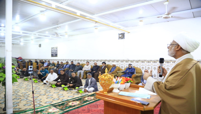 المَجمَع العلميّ يُقيم ندوة بعنوان (الحسن عليه السلام رمز العطاء) في قضاء الهندية