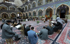 الصحن العباسي المطهر يشهد مشاركة المؤمنين في الجلسة التعليمية الخاصّة بالزائرين